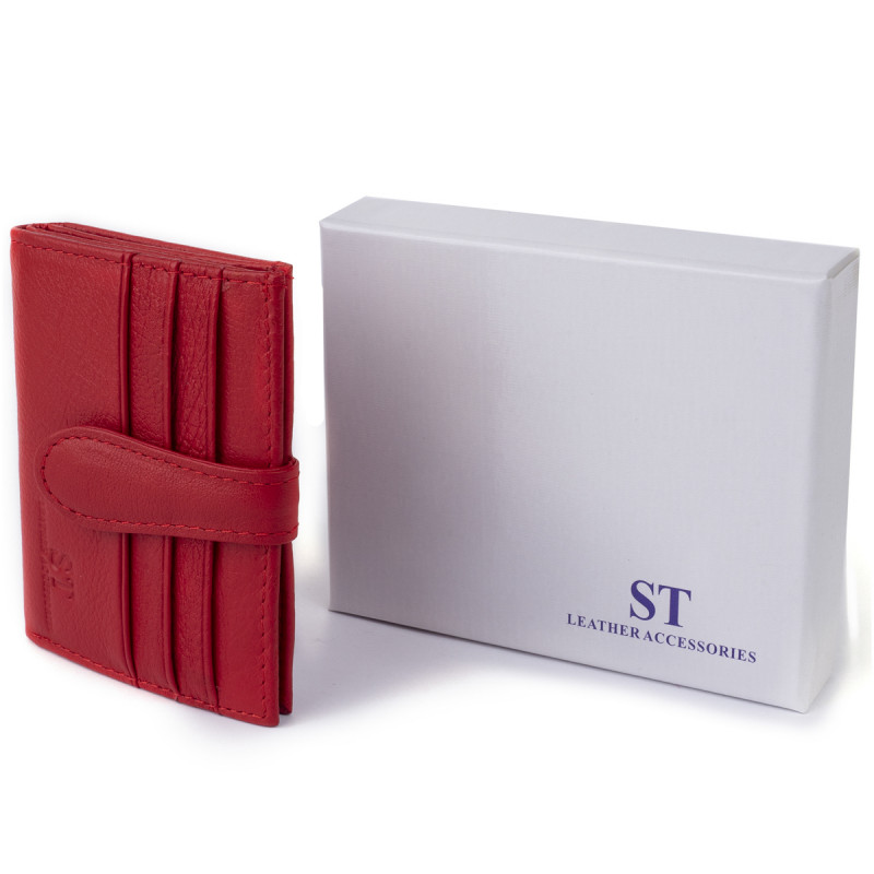 Гаманець-візитниця ST Leather Червоний