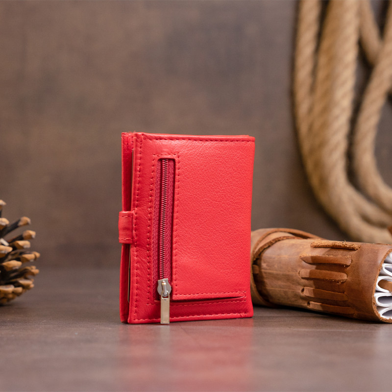 Гаманець-візитниця ST Leather Червоний