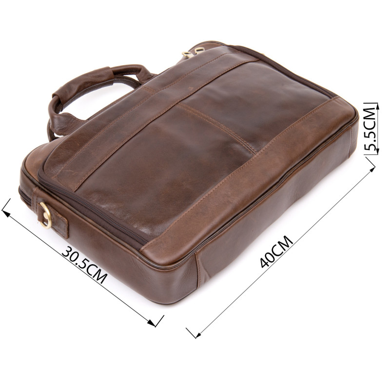 Сумка для ноутбука Vintage Коричнева