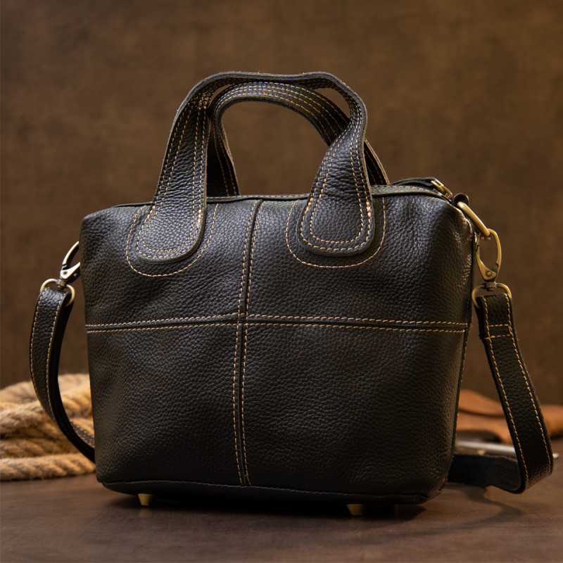 Сумка женская на молнии флотар Vintage Черная