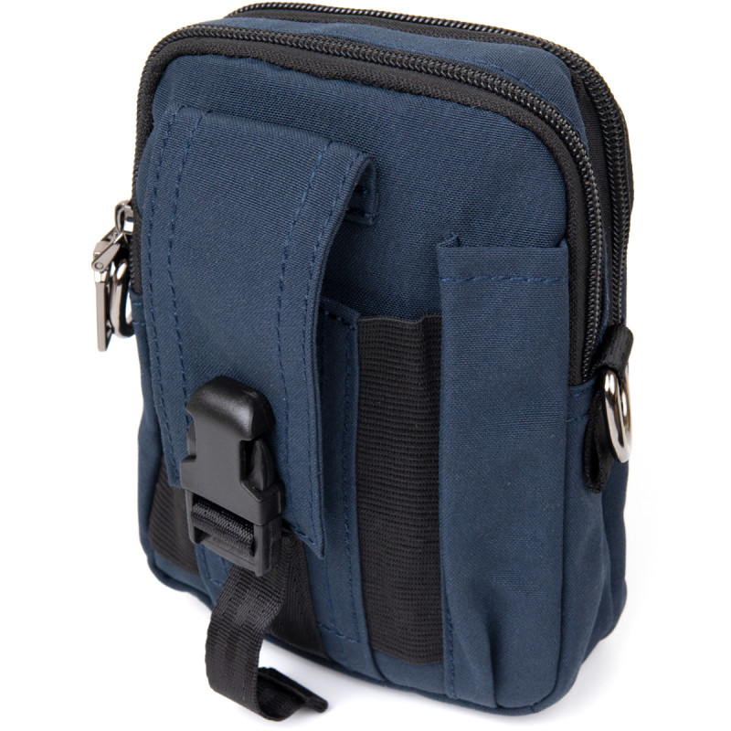 Сумка на пояс нейлон Vintage Синя