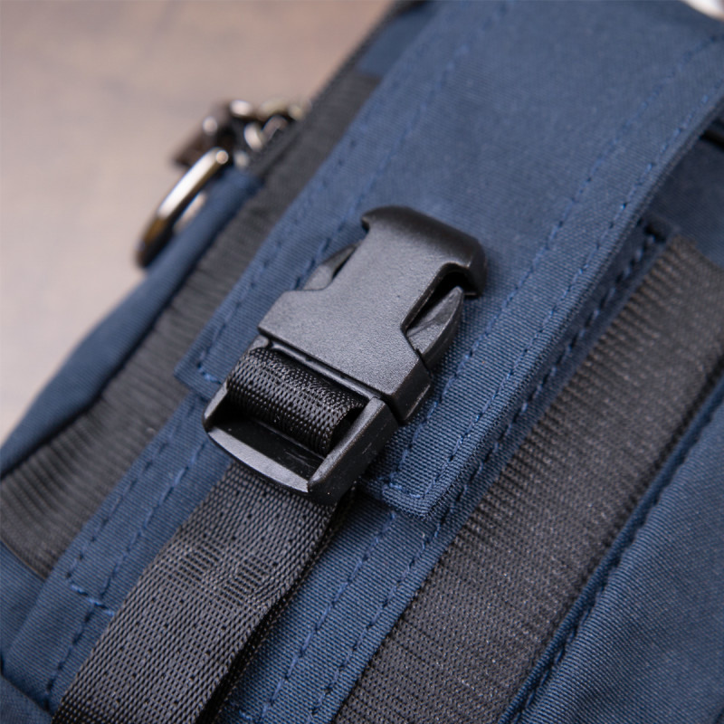 Сумка на пояс нейлон Vintage Синя