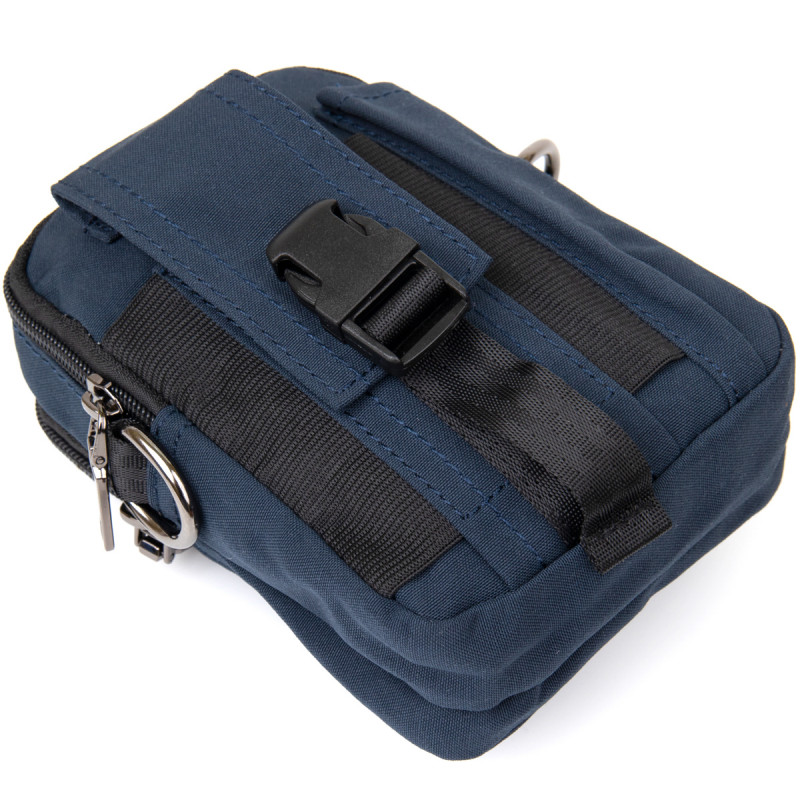 Сумка на пояс нейлон Vintage Синя