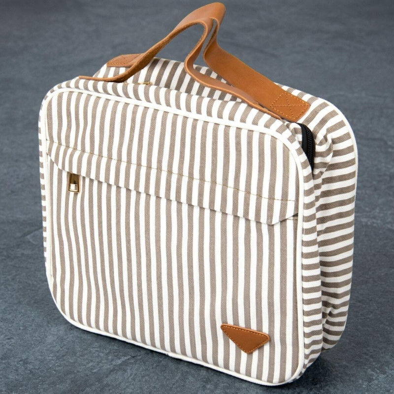 Сумка органайзер для подорожей текстильна Vintage Біла