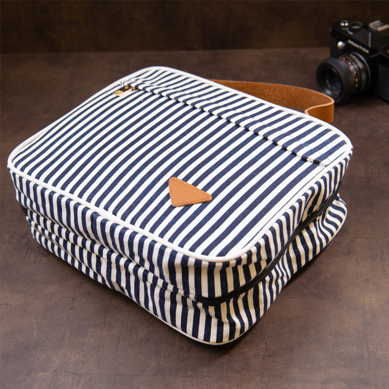 Сумка органайзер для подорожей текстильна Vintage Біла