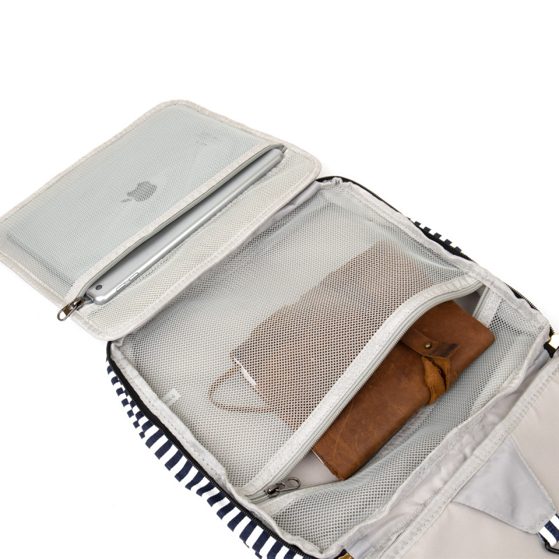 Сумка органайзер для подорожей текстильна Vintage Біла