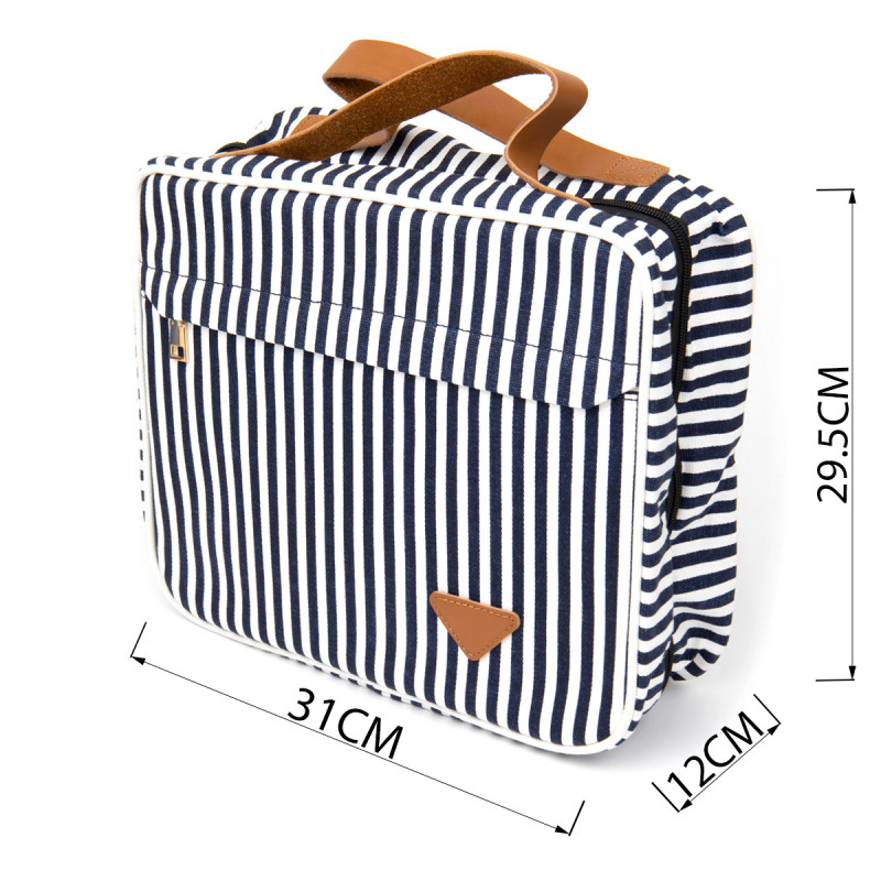 Сумка органайзер для подорожей текстильна Vintage Біла