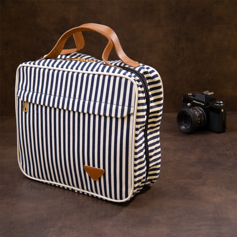 Сумка органайзер для подорожей текстильна Vintage Біла