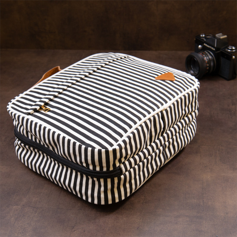 Сумка органайзер для подорожей текстильна Vintage Біла