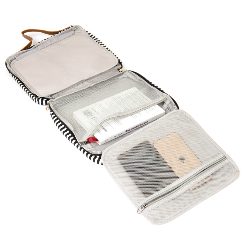 Сумка органайзер для подорожей текстильна Vintage Біла