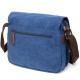 Сумка почтальонка текстильная Vintage Синяя