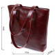 Стильная женская сумка-шоппер Shvigel Бордовый