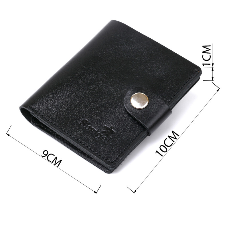 Практичне чоловіче портмоне Shvigel Чорний