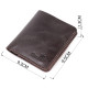 Стильное кожаное портмоне для мужчин Shvigel Коричневый