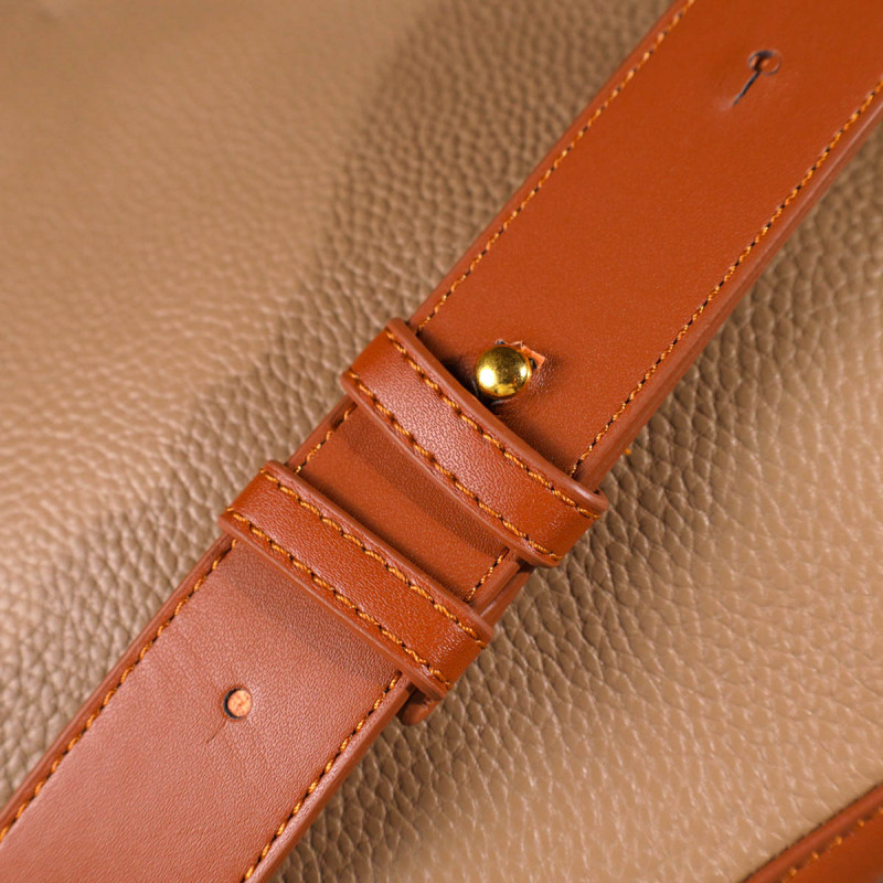 Напівкругла сумка крос-боді з натуральної шкіри Vintage Бежева