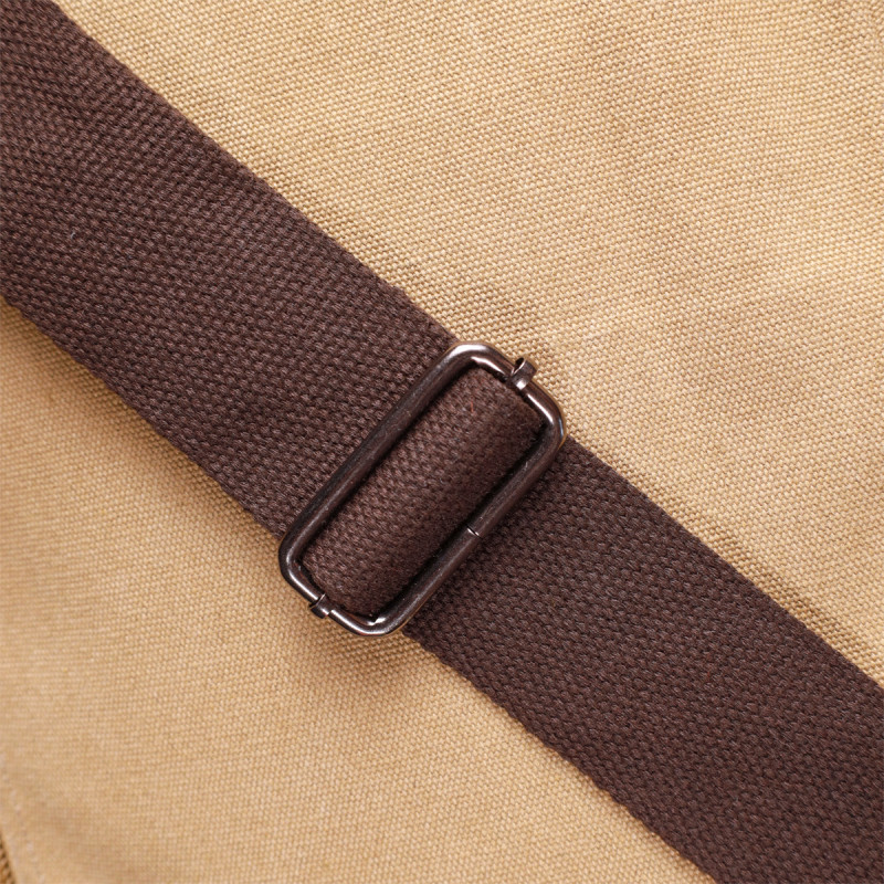 Практична сумка через плече для ноутбука " із щільного текстилю Vintage Пісочний