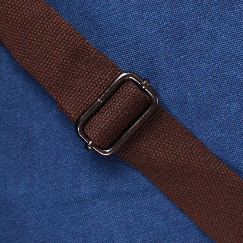 Сумка мессенджер для мужчин из плотного текстиля Vintage Синий