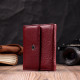 Шкіряний жіночий гаманець із монетницею ST Leather Бордовий
