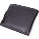 Горизонтальное мужское портмоне из натуральной кожи ST Leather Черный