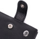 Горизонтальное мужское портмоне из натуральной кожи ST Leather Черный