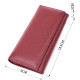 Женский оригинальный кошелек из натуральной кожи ST Leather Бордовый