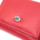 Компактное женское портмоне с монетницей из натуральной кожи ST Leather Красный