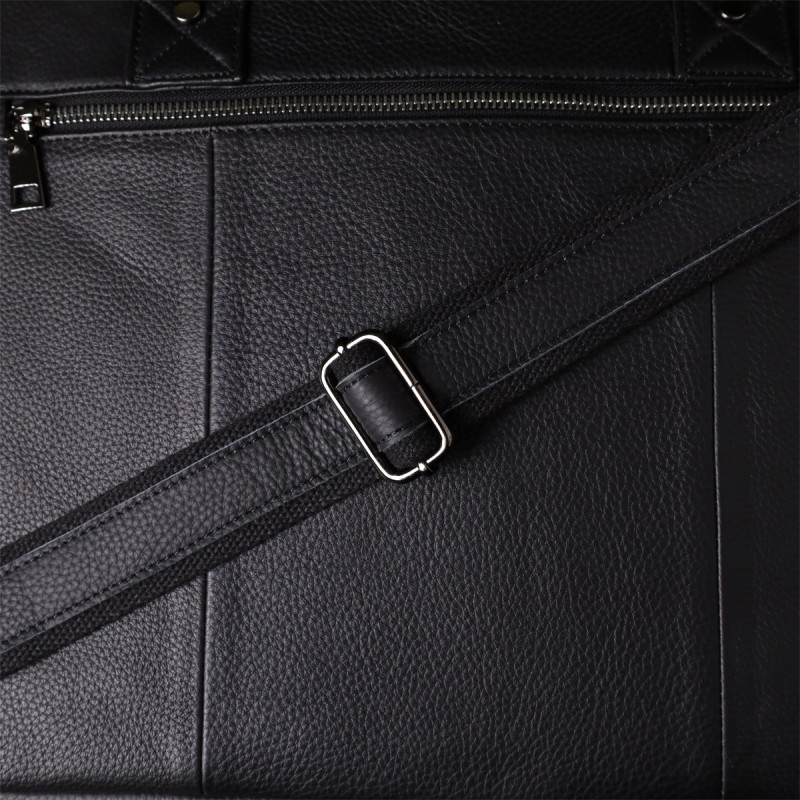 Портфель для мужчин из натуральной кожи Vintage Черный