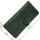 Бумажник из винтажной кожи SHVIGEL Зеленый
