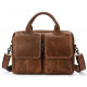 Сумка для ноутбуку з натуральної шкіри Vintage Коричнева