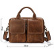 Сумка для ноутбуку з натуральної шкіри Vintage Коричнева