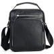 Сумка мессенджер кожаная Vintage Черная