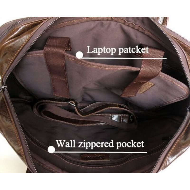 Сумка чоловіча Vintage Коричнева