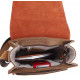 Сумка чоловіча Vintage з вінтажній шкіри Коричнева