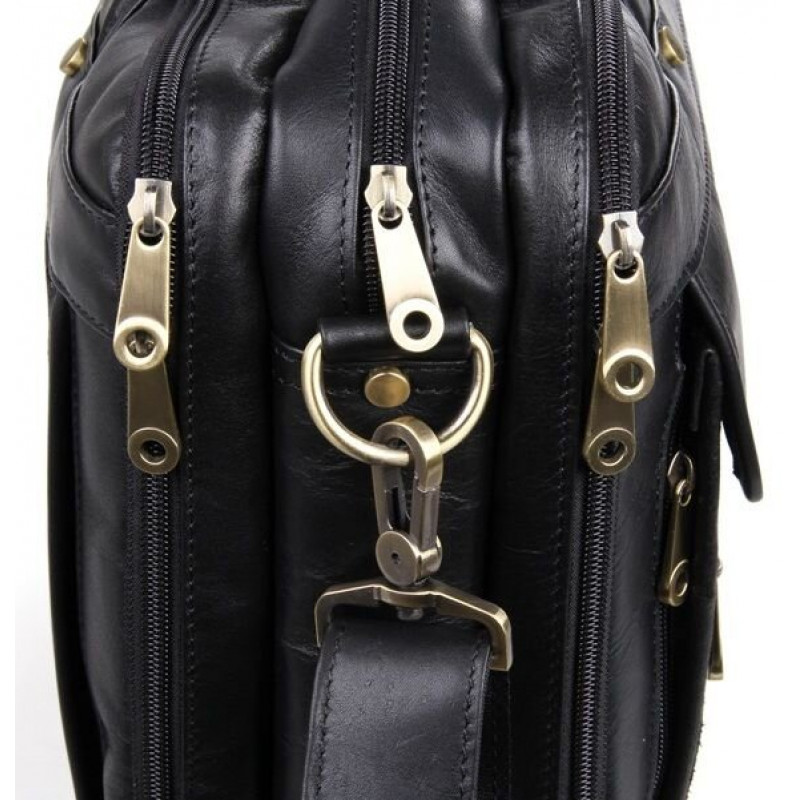 Сумка мужская Vintage для ноутбука . Черная