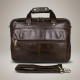 Шкіряна сумка для ноутбука роботи та документів Vintage Коричнева