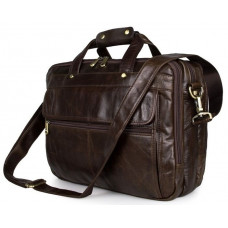 Сумка чоловіча Vintage для ноутбука з діагоналлю . дюйма Коричнева