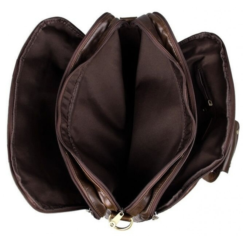 Сумка чоловіча Vintage для ноутбука з діагоналлю . дюйма Коричнева