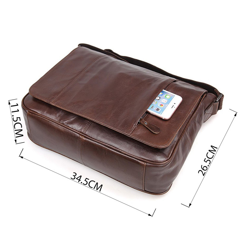Сумка мужская Vintage Коричневая