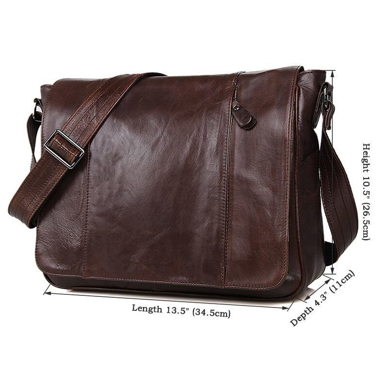 Сумка мужская Vintage Коричневая