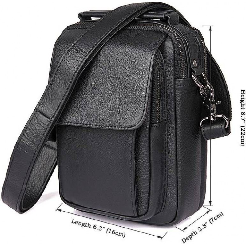 Сумка мужская Vintage Черная