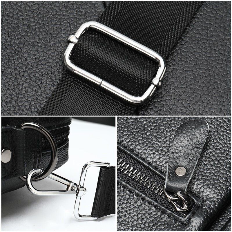 Сумка чоловіча Vintage Чорна