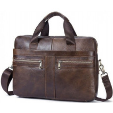 Сумка чоловіча Vintage шкіряна Коричнева