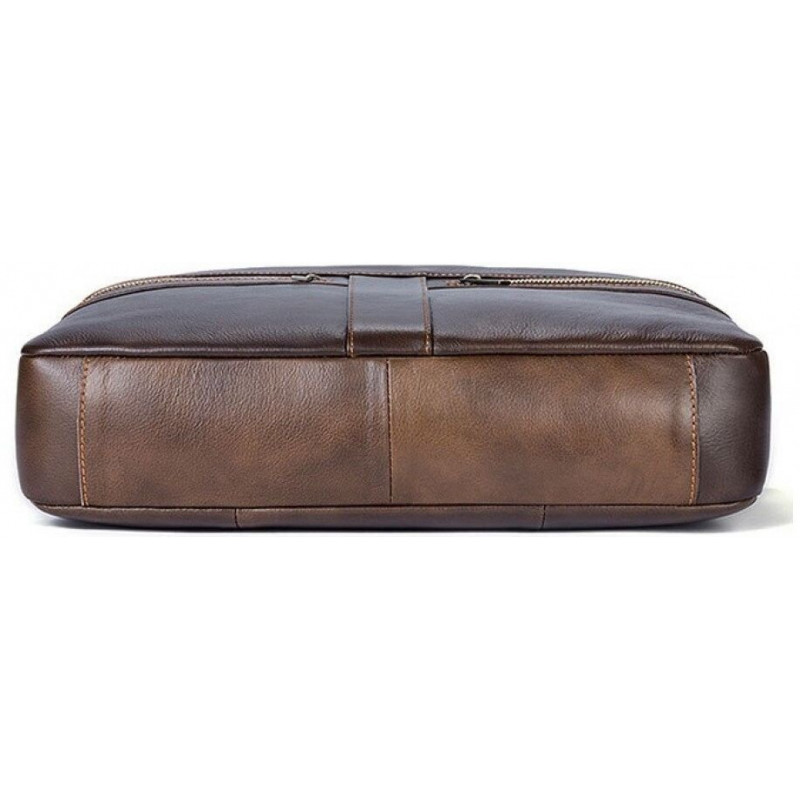 Сумка чоловіча Vintage шкіряна Коричнева