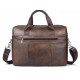 Сумка чоловіча Vintage шкіряна Коричнева