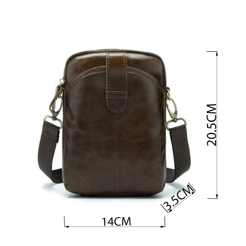 Сумка мужская Vintage Коричневый