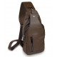 Сумка чоловіча шкіряна через плече Vintage Коричнева