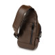 Сумка чоловіча шкіряна через плече Vintage Коричнева