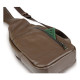 Сумка чоловіча шкіряна через плече Vintage Коричнева