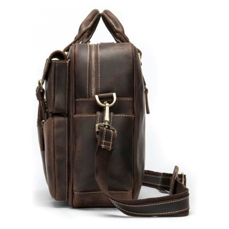 Сумка мужская многофункциональная Vintage Коричневая