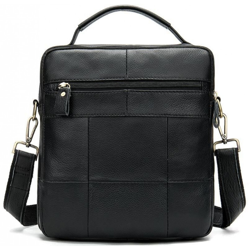 Сумка чоловіча флотар Vintage Чорна